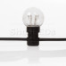 Гирлянда LED Galaxy Bulb String 10м, черный КАУЧУК, 30 ламп*6 LED МУЛЬТИ, влагостойкая IP54, SL331-329