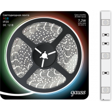 Лента LED 5050-SMD 7.2W 12V DC RGB (блистер 5м)